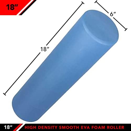 JFIT High Density Smooth EVA Foam Roller - Made in Taiwan - Multiple Size Options Available - Exercise, Massage, Muscle Recovery, Round Foam Roller - Image 2