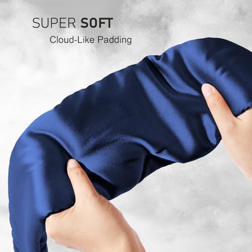 LitBear Silk Sleep Mask for Side Sleeper, Eye Mask Sleeping for Women Men - Image 2