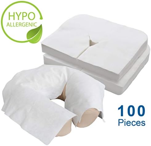 EarthLite Disposable Face Cradle Covers – Medical-Grade,Ultra Soft,Luxurious,Non-Sticking Massage Headrest Covers for Massage Tables &-Massage Chairs,(Pack of 12) - Image 2