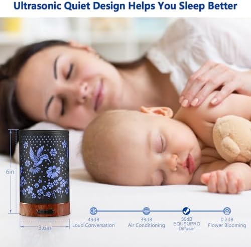 EQUSUPRO Essential Oil Diffuser for Home Fragrance & Aromatherapy 150ml - Image 6