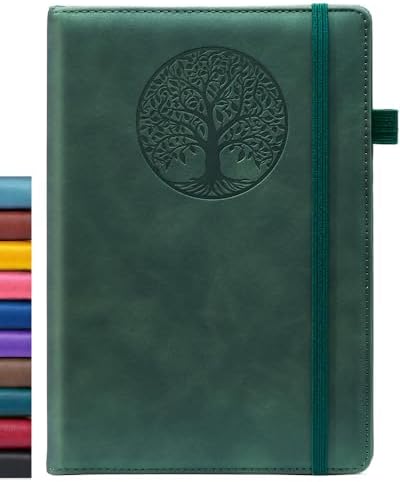 BIYUNRO Leather Journal, Writing Notebook for Women Men by BIYUNRO