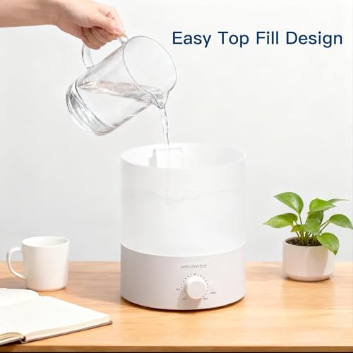 MEGAWISE 1.5L Cool Mist Humidifier, 24dB Quiet, Adjustable Mist - Image 6