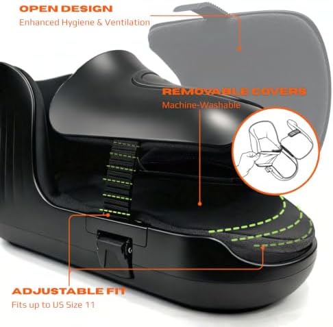 TRIDUCNA Foot and Ankle Massager with Heat - Electric Feet Massage Machine with Deep Kneading and Air Compression for Plantar Fasciitis, Foot Muscle Relax at Home or Office, Fathers Day Gift - Image 7
