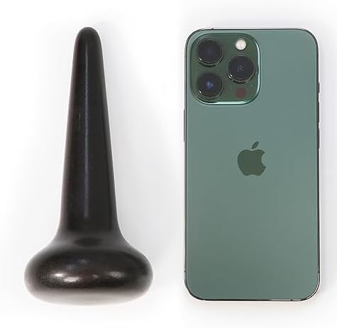 Master Massage TitanGrip Basalt Nail Shape Hot Stone – Therapeutic Tool for Deep Tissue, Trigger Point, and Acupressure Massage for Relaxation and Reflexology (1 Piece) - Image 3