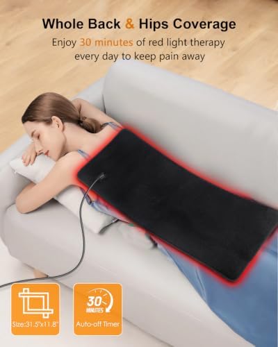 Red Light Therapy for Body, 31.5" x 11.8" Large Red Light Therapy Pad - Image 2