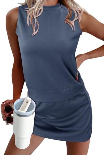StunShow Two Piece Skirt Set for Women Summer Outfits Workout Athletic Skort Sets Sweatsuits Matching Sets Women Clothing by StunShow