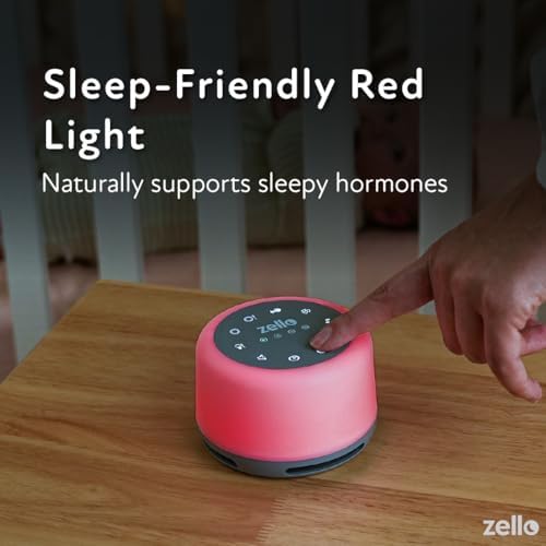 Zello | Original White Noise Machine for Babies & Adults | 30 Sounds | 7 Colour Night Light | Sleep Timer | USB Rechargeable | White Noise Machine Baby | Sleep Aid - Image 5