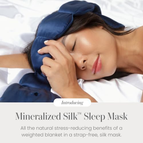 nodpod Mineralized Silk Gentle Pressure Sleep Mask, Weighted Eye Mask - Image 2