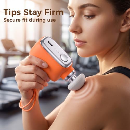 Mini Massage Gun, Pocket Percussion Massager with 3 Speeds - Image 6