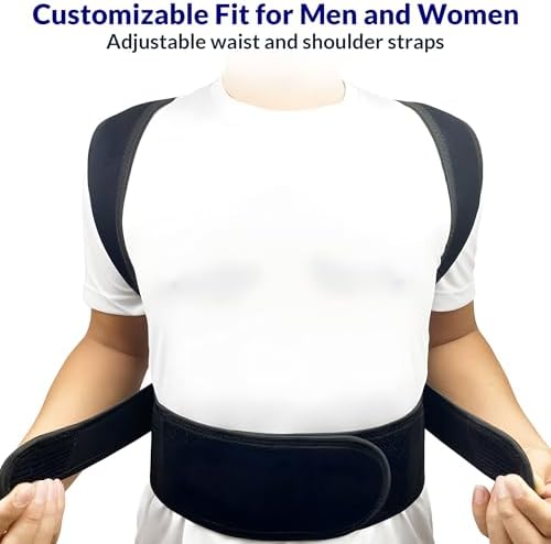 The Natural Posture Posture Corrector for Men and Women - Lumbar Back Brace and Shoulder Straightener - Helps Provide Lower Back Support and Relief - Adjustable, Comfortable and Easy to Wear - Image 4