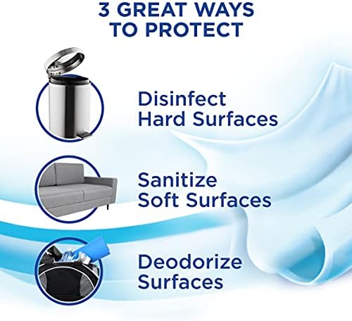 Lysol Disinfectant Spray To Go, Crisp Linen, 1.5 Ounce (Pack of 3) - Image 3