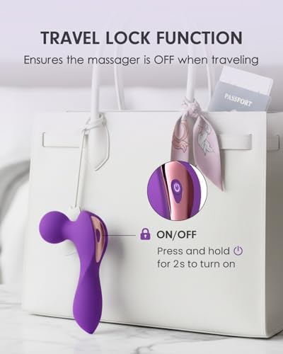 Mini Massager, Handheld Cordless Compact Silent Body Relaxation Massage Tool - Image 3