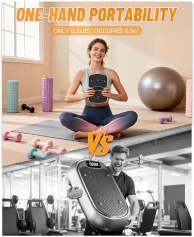 Mini Vibration Plate Machine – Portable, Wireless, Rechargeable Quiet Platefor Vibration Massage, Relaxation & Muscle Stiffness Relief - Image 2