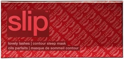 Slip Silk Contour Sleep Mask, Scarlet - Lash-Friendly Design, Blocks Light - Image 6