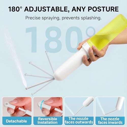 Portable Bidet for Travel,Rechargeable Electric Handheld Travel Bidet Sprayer for Women & Men,Collapsible,Portatil Peri Water Bottle Bidets for Hygiene,Camping, Backpacking,Backcountry,Hiking - Image 2