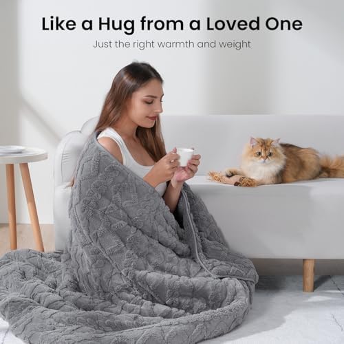 Drewin 20lbs Weighted Blanket Queen Size for Adults,Grey,60 x 80 inches - Image 4