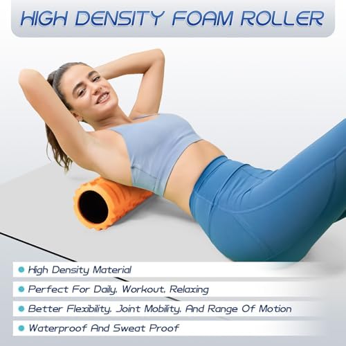 Krightlink 2-in-1 18" Foam Roller Set for Deep Muscle Massage - Image 2