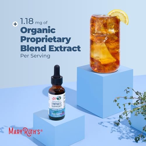 MARYRUTH'S Organic Lymphatic Support Liquid Drops, Herbal Blend, Non-GMO - Image 7