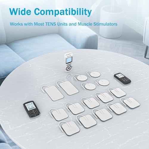 40PCS TENS Unit Replacement Pads, Electrode Pads with Self-Stick Performance and Non-Irritating, Compatible with TENS Use 2mm Pin Connector Such as AUVON TENS, TENS 7000, Etekcity, Nicwell Care Tens - Image 6