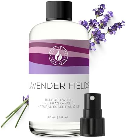 Aroma Country Lavender Fields Luxury Diffuser Oil Refill (8.5 Fl Oz) by AromaCountry