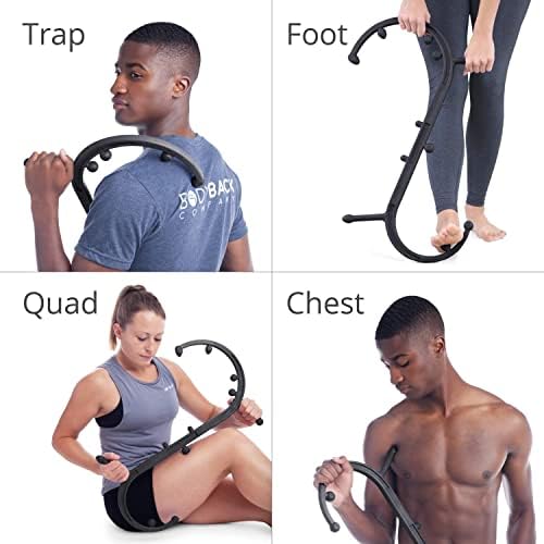 Body Back Buddy Classic Back Massager & Neck Massager for Pain Relief Black - Image 3