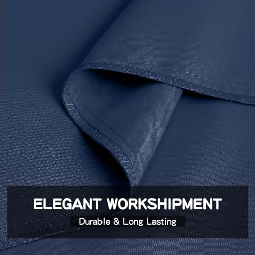 FreshCulture Full Flat Sheet - Hotel Quality Full Flat Sheet Only - Brushed Microfiber Top Sheet - Ultra Soft & Breathable - Wrinkle-Free - Easy Care - Single Flat Sheet (Full, Navy Blue) - Image 4