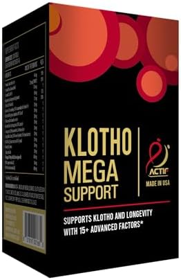 ACTIF Klotho Mega Support with 20+ Advanced Factors for Longevity Support - Non GMO, Made in USA, 90 Count - Image 5