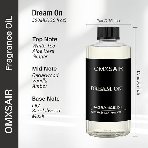 Dream On Waterless Diffuser Oil Long-Lasting Aromatherapy Scented Oil-500ml - Image 2