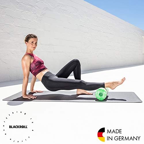 BLACKROLL - MED or MED 45 Foam Roller, Ideal for Myofascial Trigger Point Release and Back Massage, for Yoga, Exercise, Pilates, and Home Gym Workouts and Muscle Recovery, White/Green - Image 6