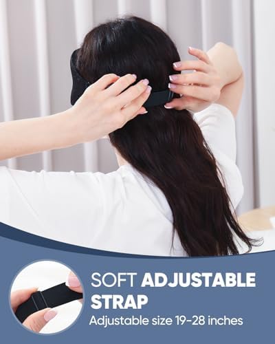 MZOO Luxury Sleep Mask for Women Men Patented Light Blocking Design - Image 6