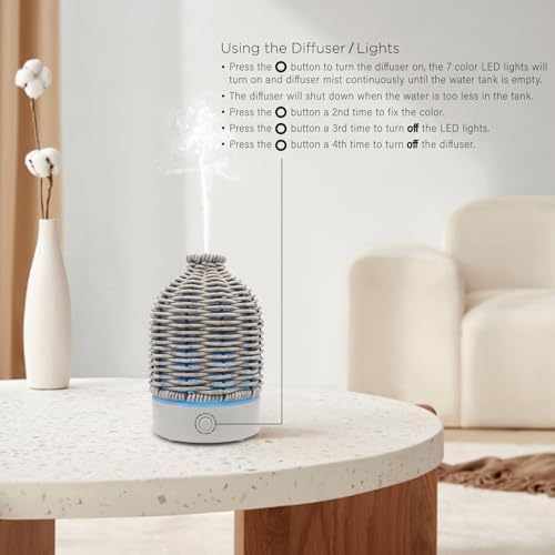 VICTORIA AROMA Essential Oil Diffuser - Multifunction Aromatherapy Diffuser - Image 3