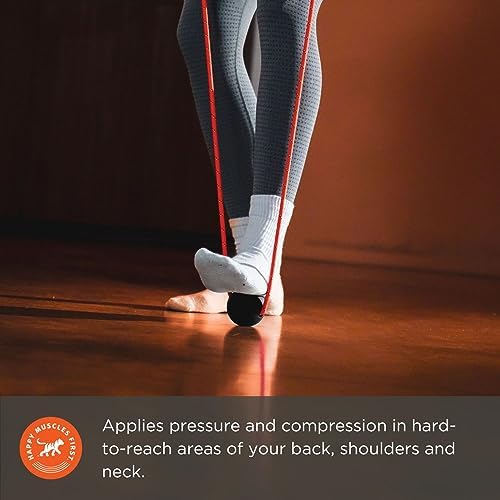 Tiger Tail Tiger Ball 2.6 Foam Roller Ball + 47” Corded Rope – Deep Tissue Massage Ball: Feet, Legs, Neck, Back – Trigger Point Massage Therapy – Relieve Muscle Soreness – Muscle Recovery - Image 6