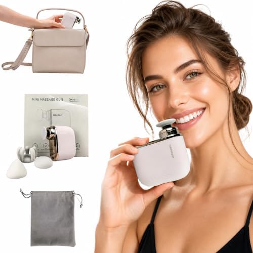 brenzo Mini Massage Gun, Portable Handheld Muscle Massager, 5 Speeds by Unknown