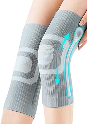 JUMISEE (One Pair Cotton Knee Sleeves for Knee Support, Circulation Improvement & Pain Relief Compression Knee Brace - Image 3