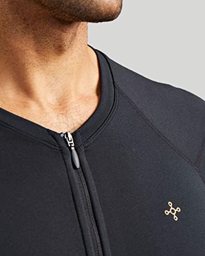 Tommie Copper Mens Long Sleeve Compression Shirt with Front Zipper – Full Back & Shoulder Support, Posture Corrector - Image 4