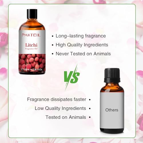 PHATOIL Litchi Fragrance Oil for Diffuser Aromatherapy 3.38FL.OZ - Image 4