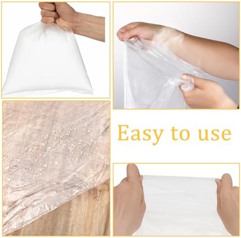100 Pcs Disposable Foot Tub Liner, Disposable Pedicure Spa Liners Portable Plastic Pedicure Bowl Liners Thin Large Clear Foot Bath Basin Bags for Foot Pedicure Spa Beauty Salon Hotel Home Use - Image 4