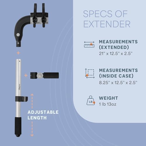 LifePro Massage Gun Extension Handle for Back and Hard-to-Reach Areas - Image 6