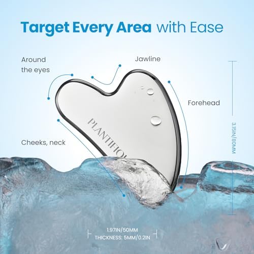 PLANTIFIQUE Ice Roller & Guasha Tool for Face - Reduce Puffiness & Soothe - Image 4