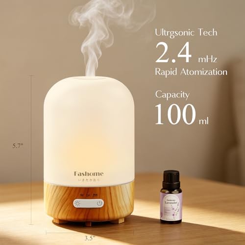 Essential Oil Diffuser, Hand Blown Glass Oil Diffuser for Bedroom - Image 5