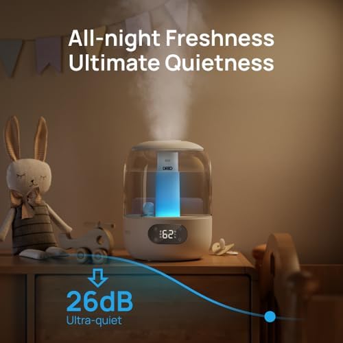 DREO 3L Smart Humidifiers for Bedroom, 30H Runtime, 26 dB Quiet, Top Fill - Image 4