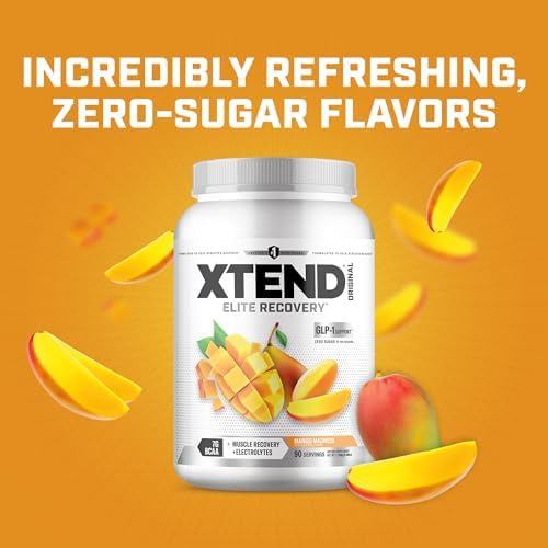 XTEND Original BCAA Powder Mango Madness | Sugar Free Post Workout Muscle Recovery Drink with Amino Acids | 7g BCAAs for Men & Women | 90 Servings - Image 5