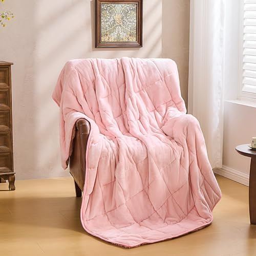 Ultra Soft Sherpa Weighted Blanket for Adults, 60"x80" 15lbs Heavy Blankets - Image 7