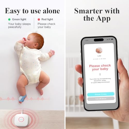 Sense-U Smart Sock Shoe 2 (Long Range) Baby Monitor with Access from Anywhere: Track Heart Rate, Sleep Patterns, with Transmissive PPG Foot Sensor - Image 5