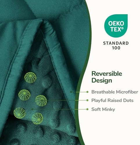 Sivio Weighted Blanket for Adults, Queen Size, 15 lb 60 x 80 inch - Image 3