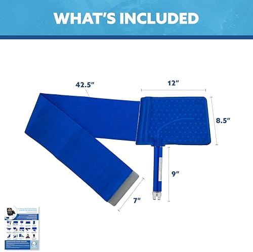 Polar Active Ice® Back Therapy pad 12” x 8.5” with Attached Belt. Use only with The Polar Active Ice #AIS Therapy System. - Image 2