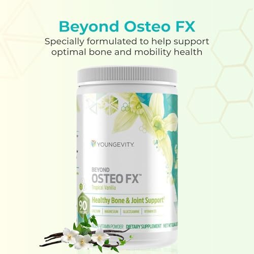 Youngevity Beyond Osteo FX Tropical Vanilla Bone Support Powder, 3 Pack - Image 2