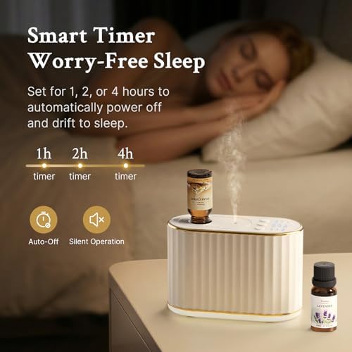 Waterless Essential Oil Diffuser for Room, Cordless Scent Diffuser - Image 4