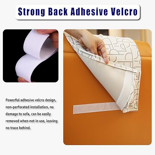 Non-Slip Head Pillow for Recliners - Neck Support Cushion with Velvet Cover for Pain Relief at Home, Office and Travel (Light Geometry) - Image 4