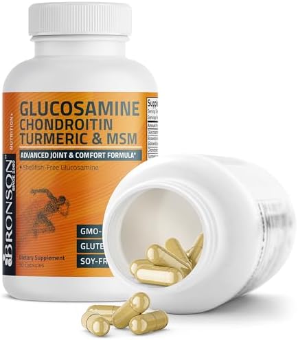 Bronson Glucosamine Chondroitin Turmeric & MSM Joint Support, 90 Capsules - Image 6